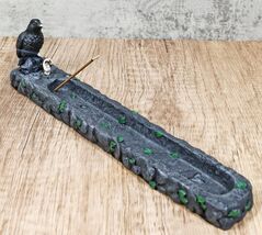 Edgar Poe Raven Crow On Skull Skeleton Hand Graveyard Tombstone Incense ... - €20,74 EUR