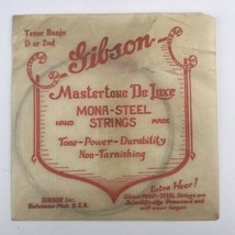 Gibson Banjo String 2nd D Antique Tenor Mona Steel - £9.44 GBP