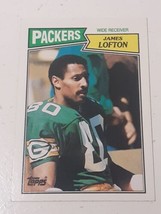 James Lofton Green Bay Packers 1987 Topps Card #354 - £0.76 GBP