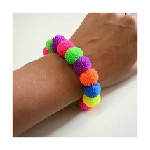 Stretchy puffer fidget bracelet sensory toy Autism therapy play special ... - £11.80 GBP