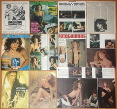 Victoria Vera Lot Press 1970s Clippings Sexy Pics Magazine Spain Actress - £12.00 GBP