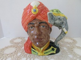 Royal Doulton D6841 Large Character Jug The Elephant Trainer 1989 England 7" - £65.98 GBP
