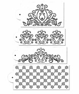 4 Piece Cake decorating Airbrush Icing Frosting Fondant Fancy Flower Ste... - $18.97 CAD