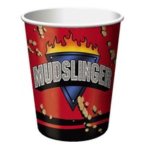 Mudslinger Monster Truck Cups 9 oz Birthday Party Supplies 8 Per Package New - £3.10 GBP