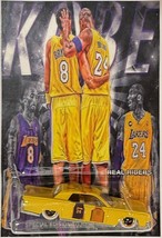 &#39;64 Lincoln Continental CUSTOM Hot Wheels Lakers&#39; Kobe Bryant w/Real Riders - £73.88 GBP