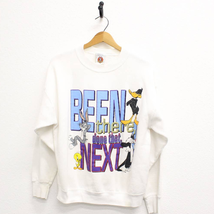 Vintage Warner Brothers Looney Tunes Been There Done That Next Sweatshirt Large - £43.90 GBP