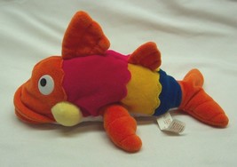 Vintage Fiesta &quot;Gus&quot; The Colorful Fish 9&quot; B EAN Bag Stuffed Animal Toy - £11.65 GBP