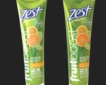 Zest Fruit Boost Citrus Splash 2 Shower Gel Discontinued Rare 10 oz conc... - £35.60 GBP