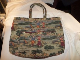 Holdings Large Golf Tapestry Tote Bag Vintage - $34.65