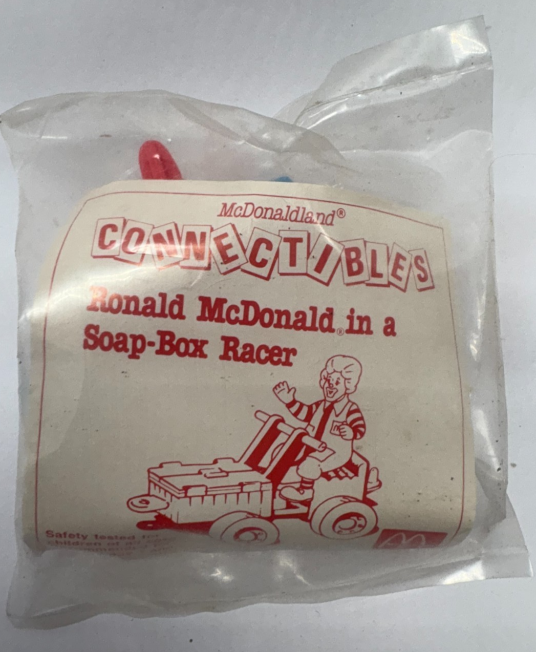1991 Connectibles McDonald&#39;s Happy Meal Toy - Ronald Soap Box Racer - $5.94