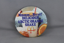 McDonalds Pin (VTG) - Mmm Burr the Arctic Orange Shake - Celluloid Pin  - $15.00