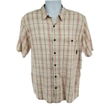 Patagonia Organic Cotton Men&#39;s Shirt Short Sleeve Button Up - £19.91 GBP