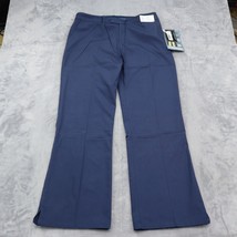 Dickies Pants Womens Blue L Easy Care Medical Uniform Wide Leg Side Slit... - $19.68