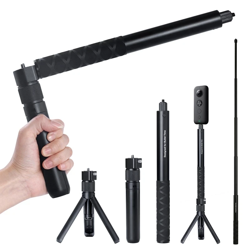 Sporting Universal Selfie Stick Bullet Time Handheld TrA Invisible Selfie Stick  - £35.18 GBP