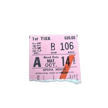 Vintage ZORBA The Musical 1984 Ticket Stub - €17,28 EUR