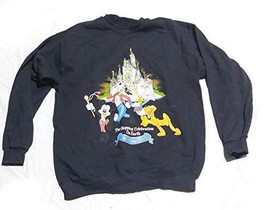 Disney Mickey Happiest Celebration on Earth Sweatshirt Sz L - £46.18 GBP