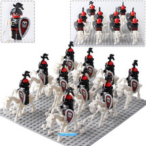 Castle Knights Skeleton with Dead Horses Minifigure Compatible Lego Bric... - $32.99
