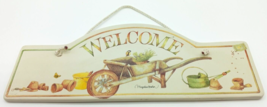 Marjolein Bastin Ceramic Welcome Sign by Hallmark 11.25&quot; Long - £9.47 GBP