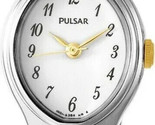 NEW* Pulsar PC3011 Women&#39;s White Dial Stainless Steel Two-Tone Band Watch - £39.23 GBP