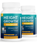 2 Pack Height Growth Maximizer, increase bone growth-60 Capsules x2 - €61,82 EUR