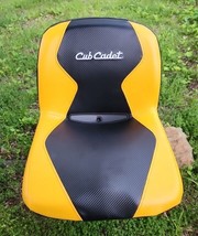 FREE SHIPPING  NEW BLEMISHED Cub Cadet Yellow Lawn Mower Seat  3 Bolt Mount - $137.61