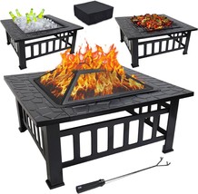 Gasone Fire Pit - 32-Inch Metal Firepits For Patios With, Outdoor Fire Pit. - £61.17 GBP