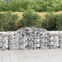  Gabion Basket Set of 4 Silver Galvanized Steel - €959,98 EUR