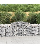  Gabion Basket Set of 4 Silver Galvanized Steel - €959,98 EUR