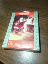 1992 Coca-Cola Santa Clause by Fireplace Playing Cards NIP US Card Company - $7.99