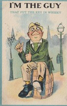Vintage SB Cartoon Postcard - I&#39;m the Guy That Put the Key in the Whiskey  - £15.75 GBP