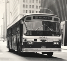 Chicago Transit Authority CTA Bus #8642 Route 38 Indiana Photograph - £7.42 GBP