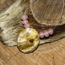 Picture Jasper Smooth Oval Jade Beads Briolette Natural Loose Gemstone Jewelry - £2.74 GBP