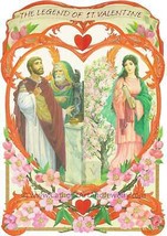 Saint Valentine&#39;s Legend – Based on Vintage Holy Card – Catholic Valentine Gift - £10.11 GBP+