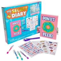 new MY SECET DIARY Grafix DONUT Gift Set Invisible Ink Pen, Gel Pens, Lo... - $14.75