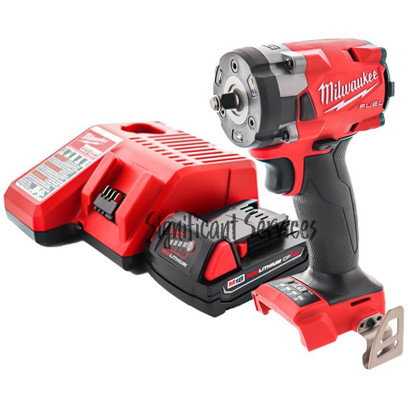 Milwaukee 2854-20 M18 18V 3/8&quot; Stubby Fuel Impact Wrench Bare Tool 1.5 A... - $217.96