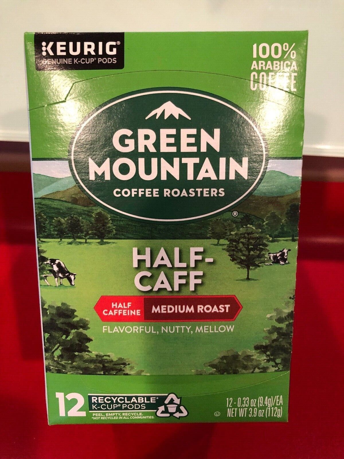 Primary image for GREEN MOUNTAIN COFFEE ROASTERS HALF CAFF SINGLE SERVE MEDIUM ROAST KCUPS 12CT
