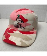 Duck Dynasty Hat Pink Camo Embroidered Duck Adjustable Strapback Cap - $30.07 CAD