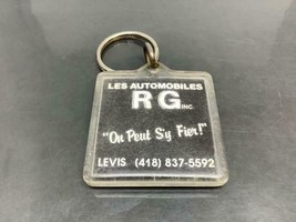 Vintage Promo Keyring Les Automobiles Rg Keychain Levis Quebec Ancien Porte-Clés - £3.09 GBP