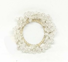Home For ALL The Holidays Acrylic Bead Candle Ring/Wreath (Clear, 2 INCH) - £9.59 GBP