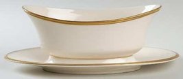 Lenox Eternal Gravy Boat with Attached Underplate, Fine China Dinnerware - £105.43 GBP
