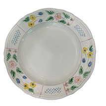 Herend Village Pottery Hungary Floral Trellis Serving Platter Hand Painted - $118.79