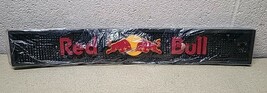 Red Bull Energy Drink Rubber Bar Spill Mat 23.5&quot; X 3.5&quot; - NEW SEALED! - $24.89