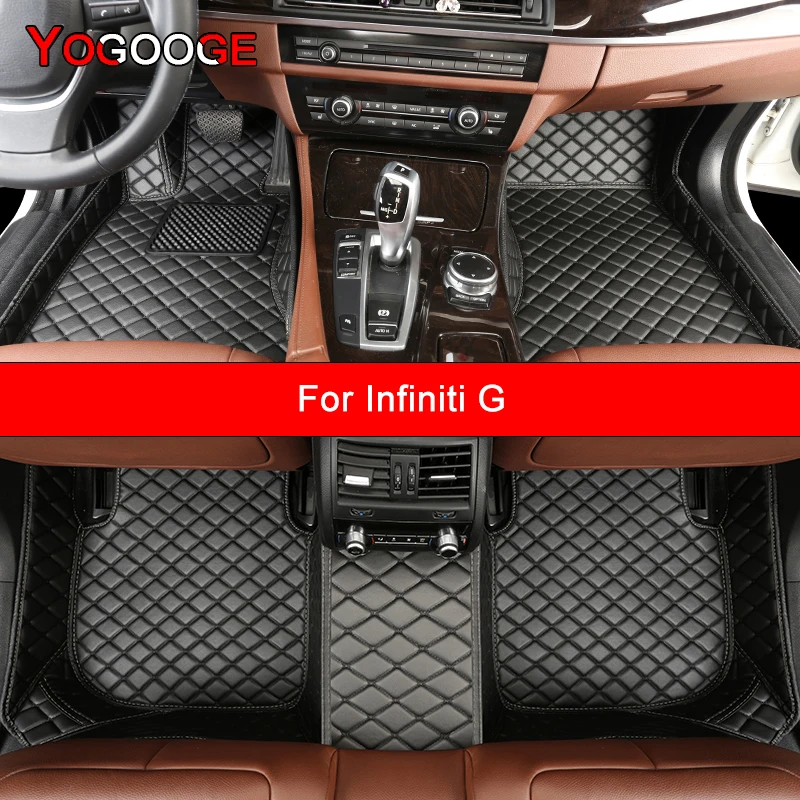 YOGOOGE  Custom Car Floor Mats For Infiniti G Coupe sedan G25 G35 G37 Auto - $82.78