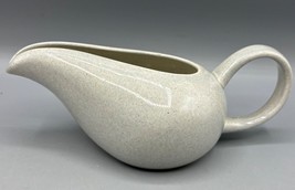 Vtg MCM Russel Wright Steubenville Granite Gray Ceramic Gravy Boat Pitcher - $193.35 MXN