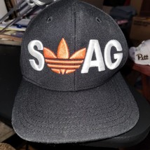 Adidas SWAG Large Trefoil Snapback Hat Cap 2012 RARE &amp; HTF, great condition - £22.78 GBP