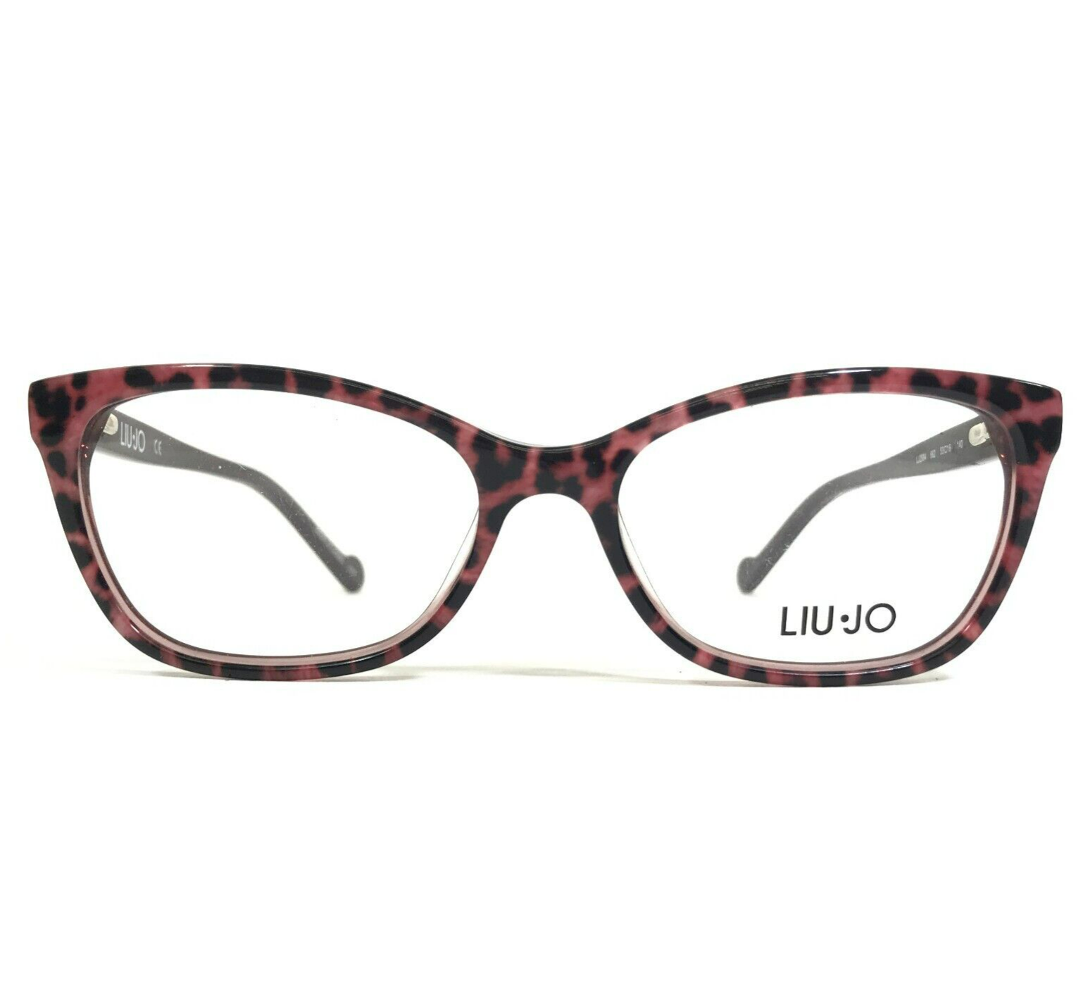 Liu Jo Brille Rahmen LJ2684 662 Brown Schwarz Gepard Druck Cat Eye 53-16... - $59.39