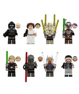 8pcs Star Wars Ahsoka Sabine Wren Huyang Marrok Luke Leia Minifigures Mi... - $28.04 CAD