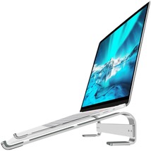 Laptop Stand, Aluminum Computer Stand, Macbook Stand Sturdy Laptop Riser, Ergono - £11.76 GBP