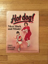 Hot dog! magazine #1 "Meet Mork and Mindy" 1979 Scholastic Magazines