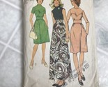 Vintage Sewing Pattern, 1972 Simplicity 5236 Misses 12 Dress in 2 lengths  - £12.02 GBP
